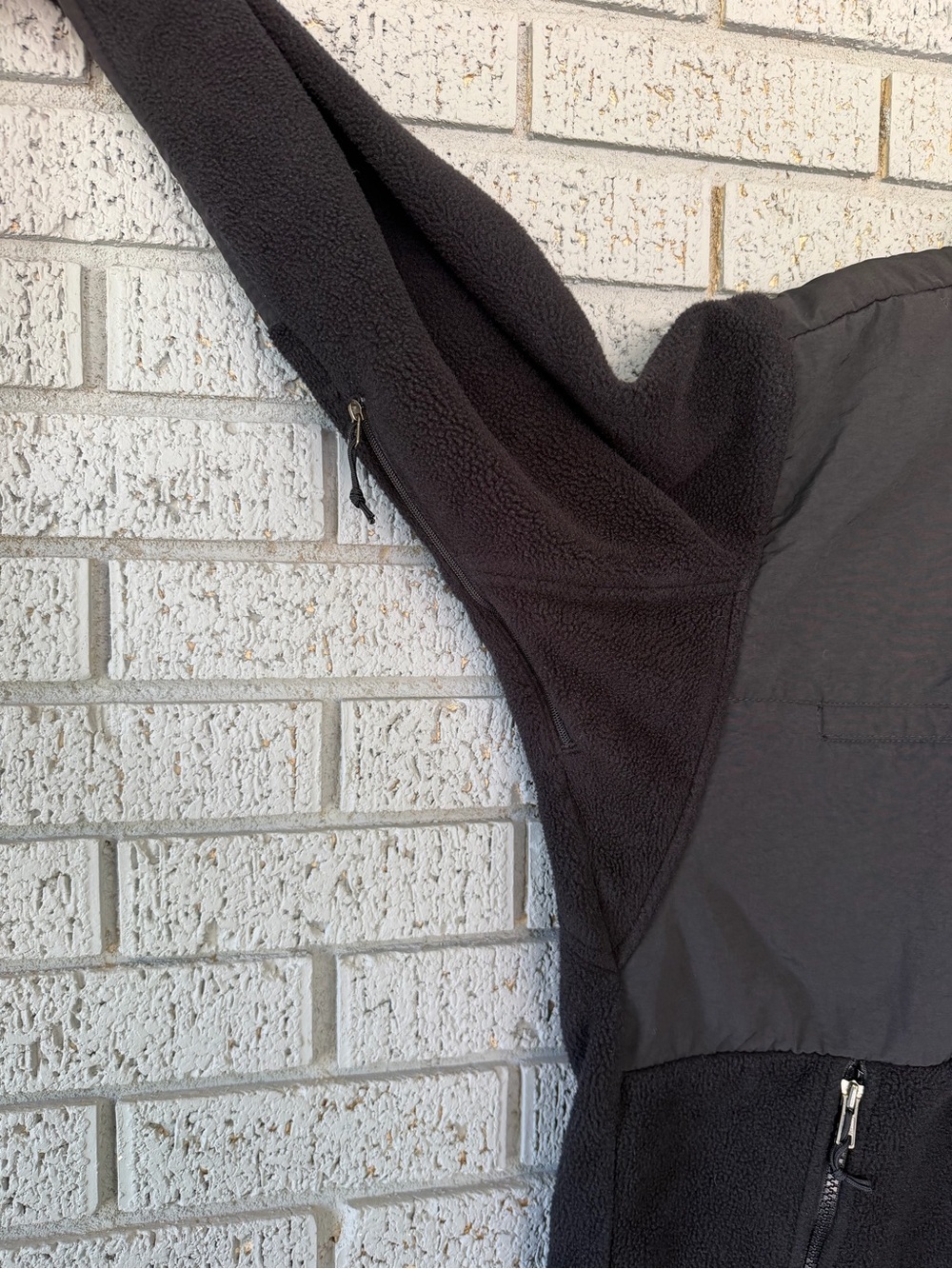 The North Face Denali Fleece Full Zip Jacket Black Mens Size XL - Picture 3 of 6